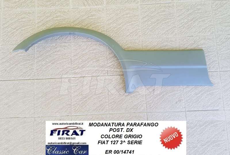 MODANATURA PARAFANGO FIAT 127 3 SERIE POST.DX